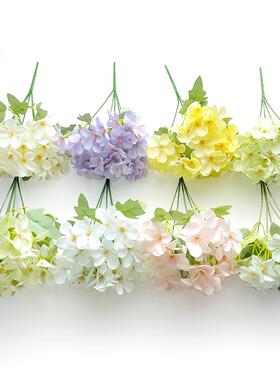 仿真海棠花束 跨境小把花 欧式家居装饰假花 婚礼堂布景桌摆花艺
