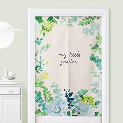 布艺门帘隔断帘k卧室厨房遮挡装饰帘子卫生间厕所帘半帘挂帘