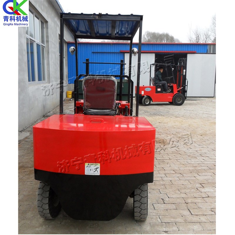 小型座驾式电动式叉车 物流货运站装卸货叉 2吨W3米升高运输车