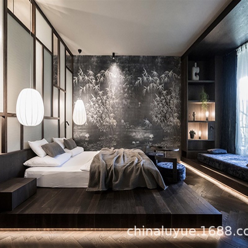 全季酒店家具标间全套公寓家具民C宿床宾馆专用床酒店客房家具全