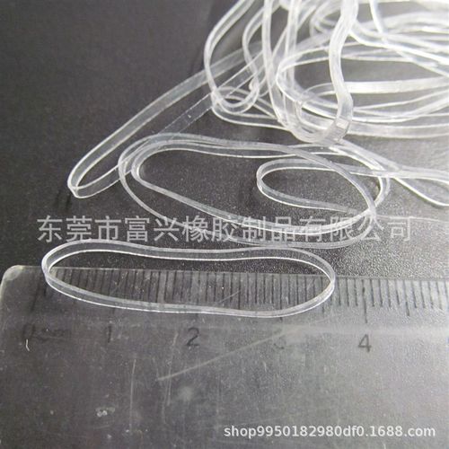防老化胶圈 橡皮筋 MB-4024简约 透明 耐高温 高S弹力 小号 橡皮