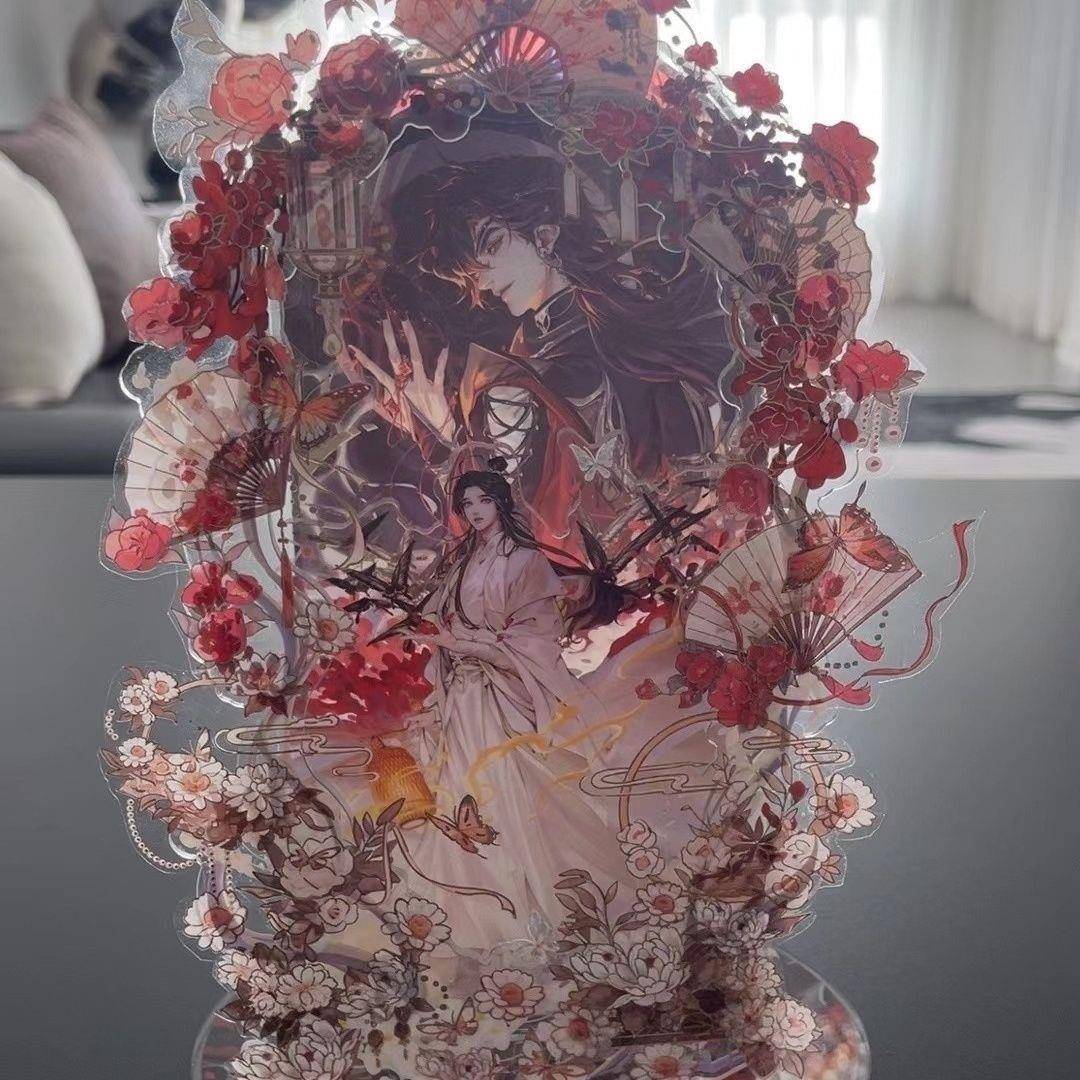 自制小红书同款天官赐福漫画影迷吧唧徽章亚克力立牌谢怜周边花城
