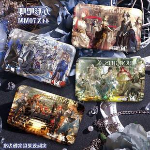 明日方舟音律联觉德克萨斯拉普兰德方形双闪拉丝吧唧谷子挂饰徽章