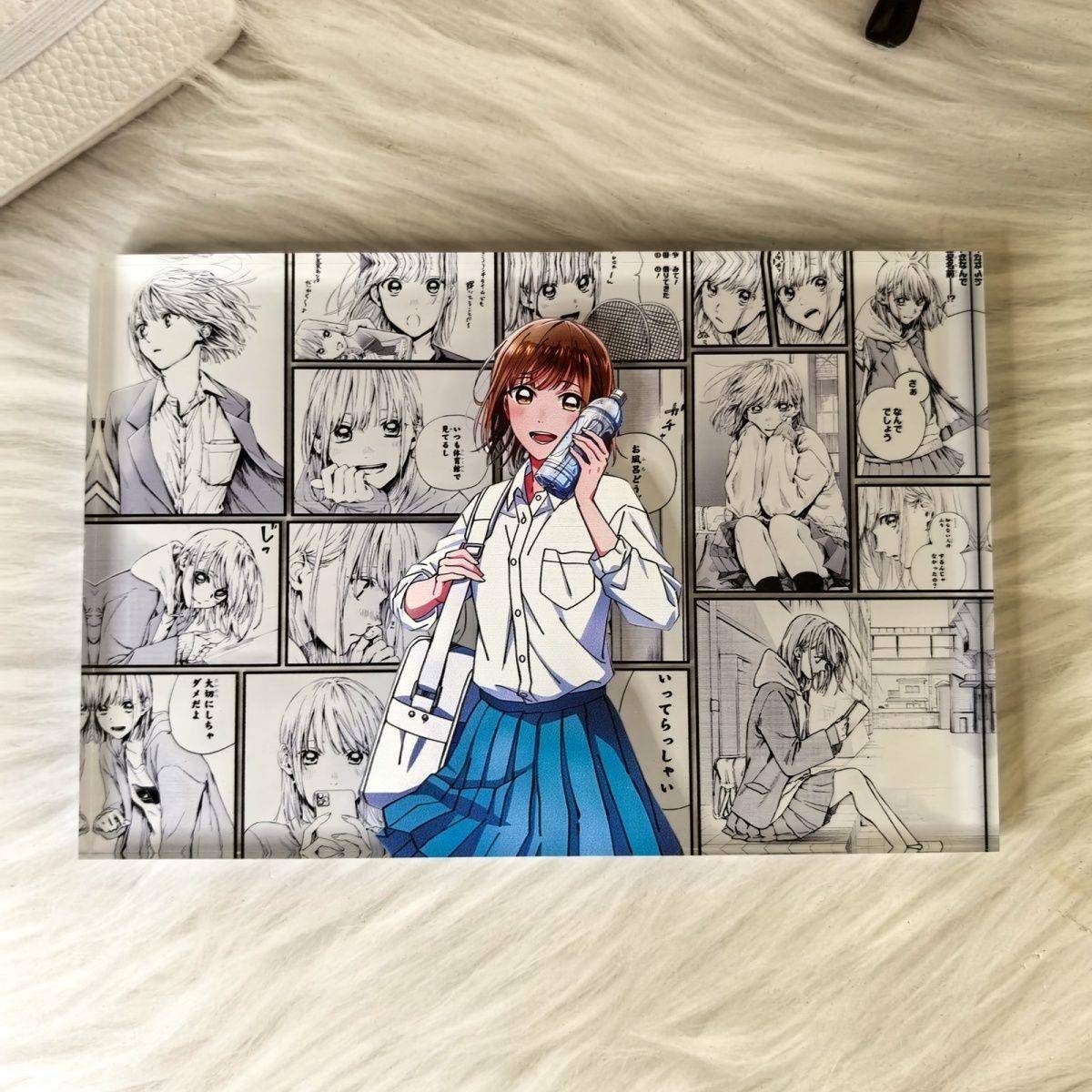 蓝箱 青春之箱 鹿野千夏 二次元动漫周边摆件亚克力砖生日砖