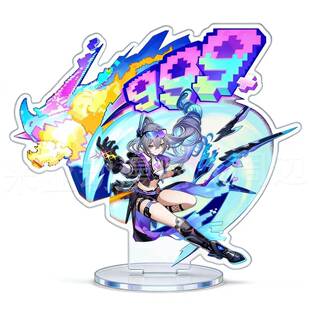 星穹铁道新款同人周边银狼LV999狼尊自制高颜值精致立牌吧唧桌面