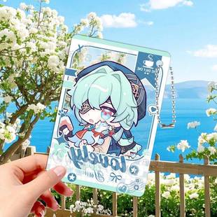 那刻夏Q版万敌白厄周边游戏同人压克力合影卡透卡谷子挂件品小卡X