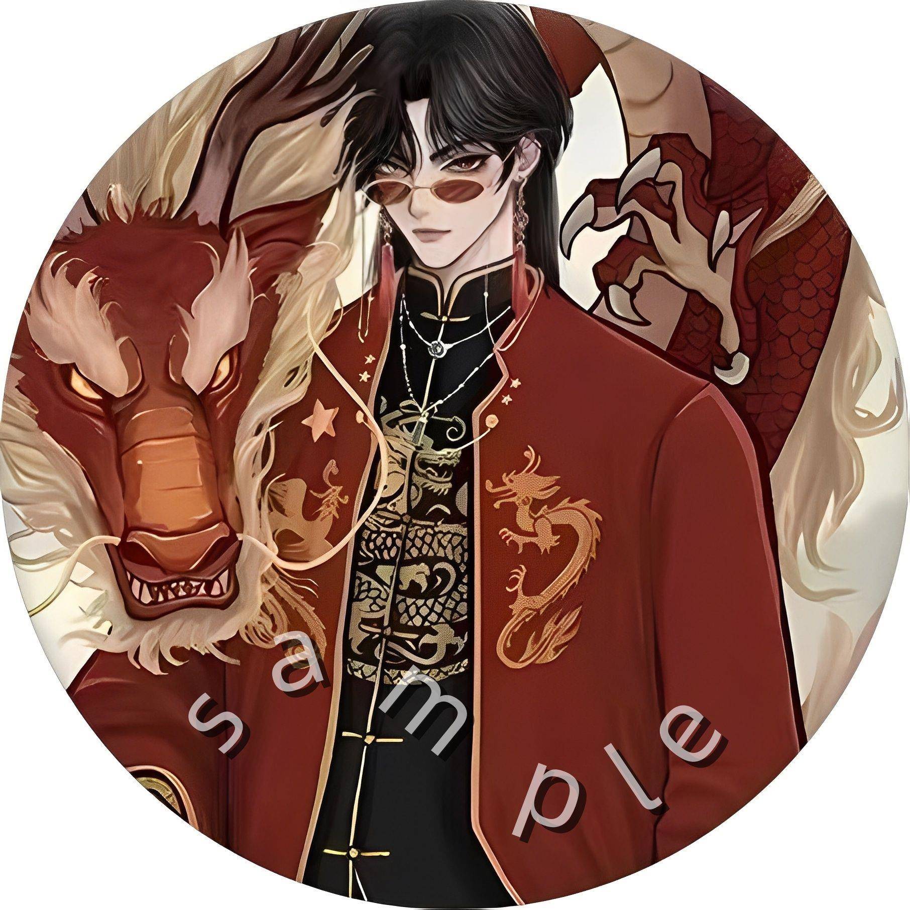 新款ch国拟五常瓷爹同人徽章装饰收藏痛包周边吧唧谷子学生生日送