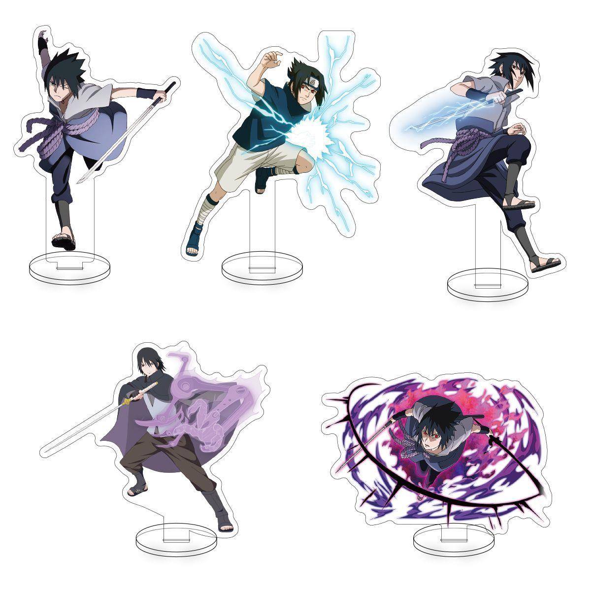 火影忍者动漫同人周边宇智波佐助牌桌面摆件