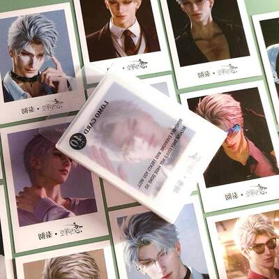 秦彻LOMO卡秦之之Sylus恋与深空周边自印拍立得照片卡书签留言卡