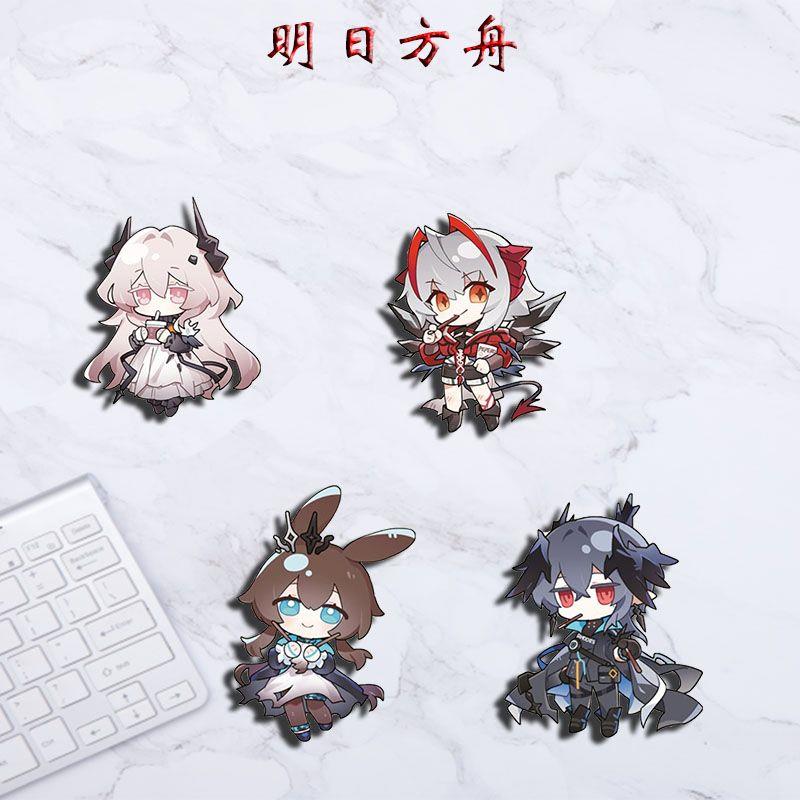 新款明日方舟Q版胸针亚克力二次元周边学生书包笔袋挂件饰品小礼