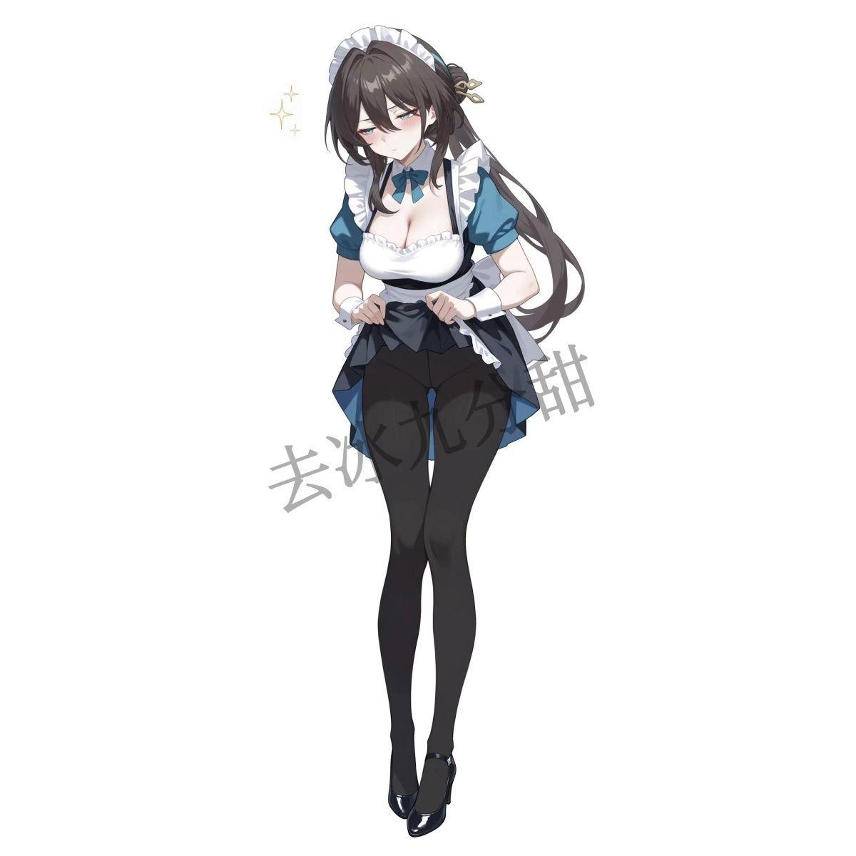 星穹铁道:软梅女仆装二次元游戏立牌摆件桌面装饰收藏品ins10cm