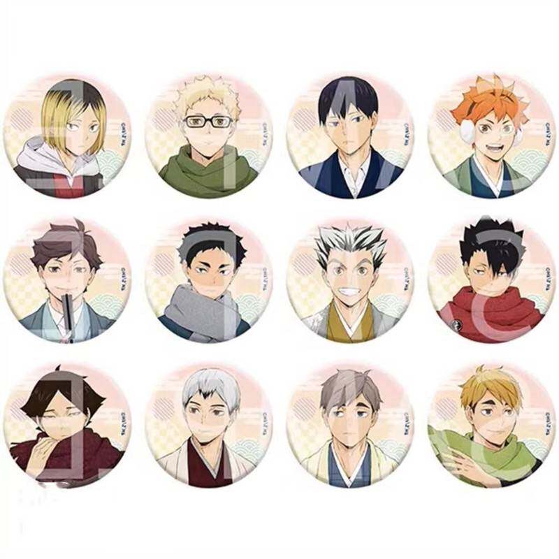 日谷 排球少年日向 及川 研磨冬日和服和纸吧唧小太阳盲抽