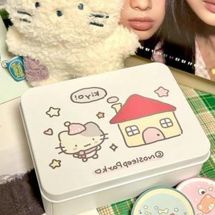 【合集】ins高颜值马口铁盒小卡收纳盒小卡纸条贴纸收纳桌面