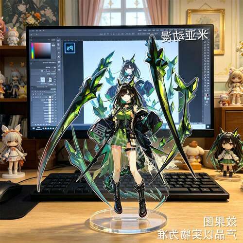 明日方舟相变临界新增人物立绘系列mon3tr凯尔希希尔达自制立牌