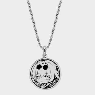 崩坏星穹铁道卡通Q版 项链知更鸟银狼丹恒挂件吊坠现货 卡芙卡景元
