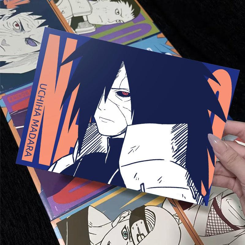 新款火影忍者艺术卡鸣人二创斑卡卡西蝎佐助艺术卡宇智波鼬卡片礼