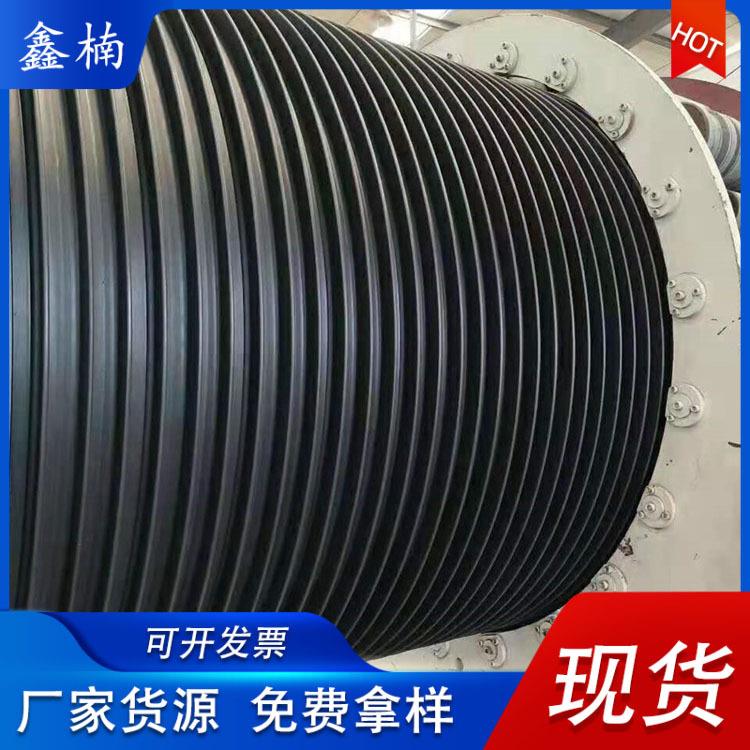 厂家供应HDPE塑钢缠绕管聚乙稀塑钢缠绕排水增强管黑色钢塑排污管