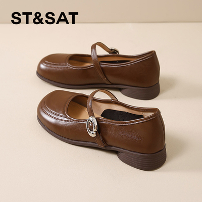 星期六2025夏季新款超火玛丽珍鞋