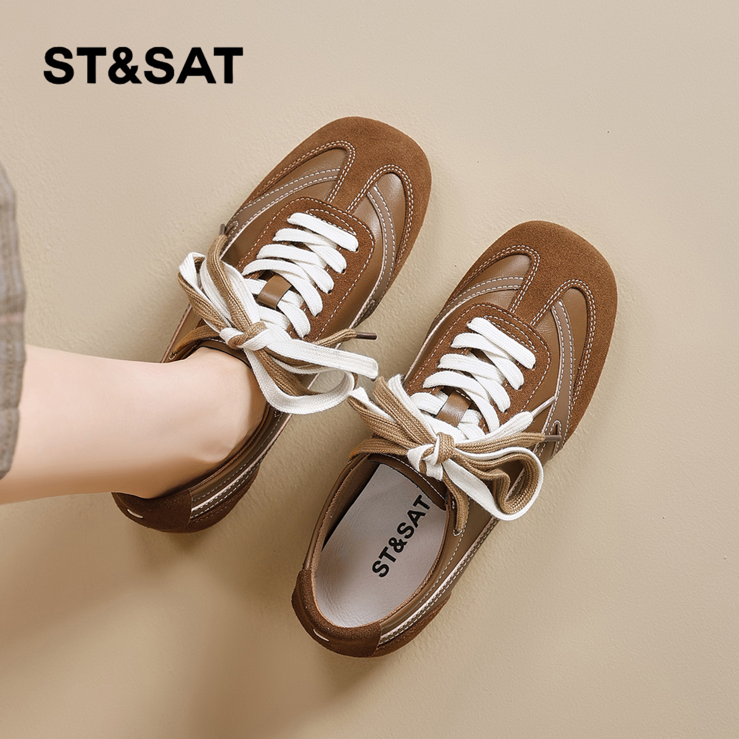 星期六时尚气质百搭经典复古板鞋