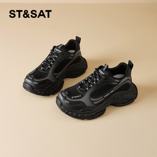 星期六老爹鞋女冬2025冬季新款女鞋女款爆款冬款巨好看休闲运动鞋
