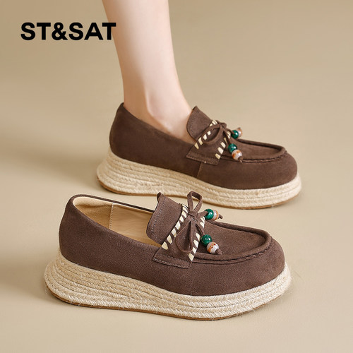 星期六时尚气质百搭超火单鞋女士