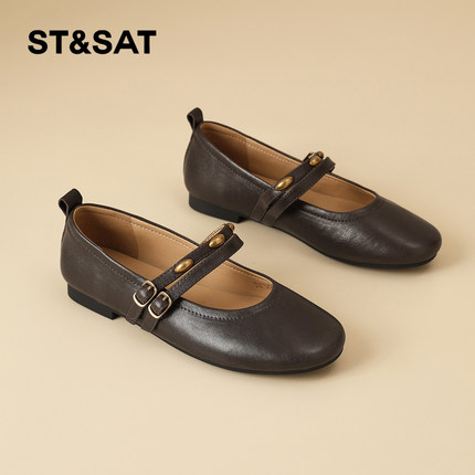 星期六玛丽珍鞋女秋2025冬季新款爆款女鞋女款鞋子单鞋平底小皮鞋