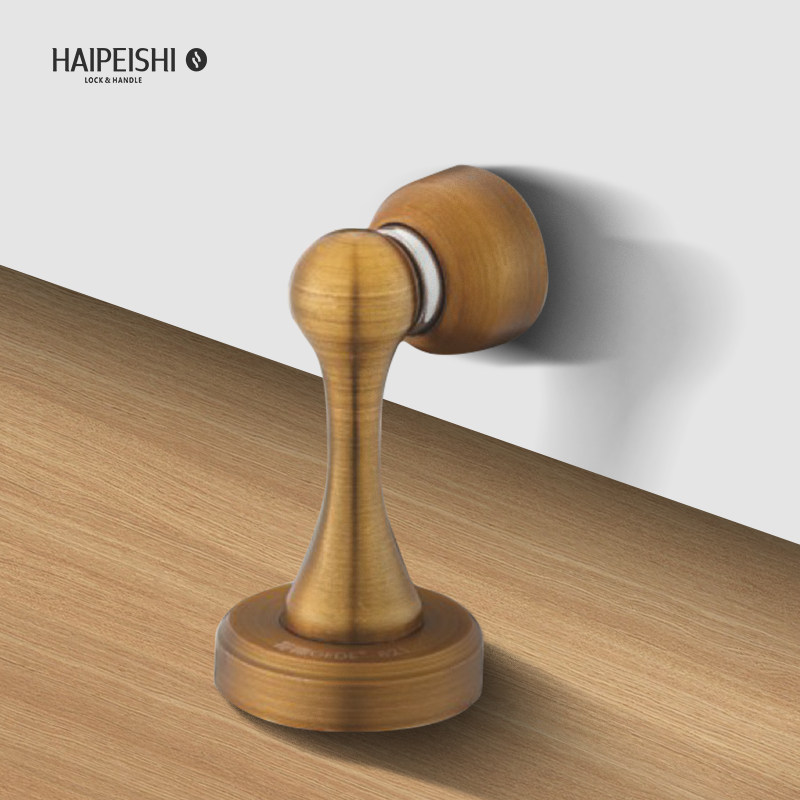 海佩施室内卧室门吸地吸强吸力墙地两用强磁力门碰墙吸防撞门黑色