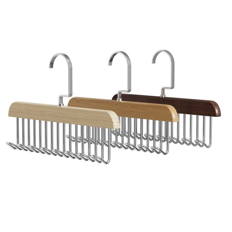 吊带木质多功能挂钩家用收纳内衣背心宿舍衣架实木波浪晾衣架,收纳整理,木质衣架,淘宝优惠券,粉丝福利购,淘宝优惠卷