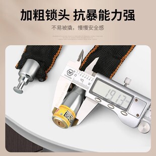 老式链条长锁铁链子电动车自行车筐防盗户外防水防锈挂锁钥匙门锁