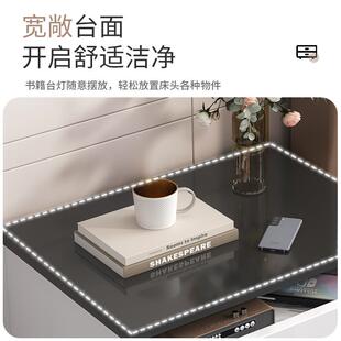 卧室床头柜简收约现床边C207储物柜租房代纳柜主轻卧简易奢新小型