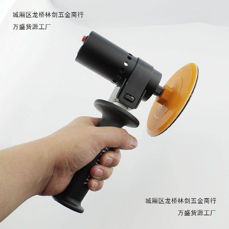 5寸吸盘电动打磨机持小型手抛砂纸干846机手工高磨速光墙面磨光机