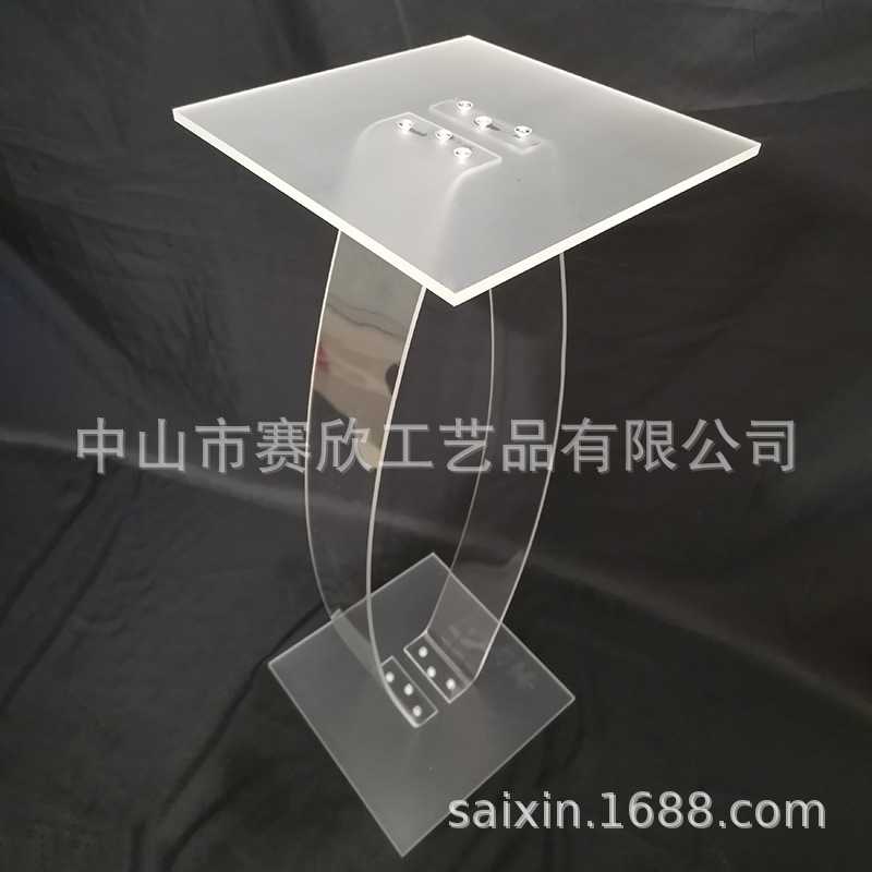 婚庆道具厂家直销婚礼堂摆件路引跨境透明亚克力桌花器室内造型