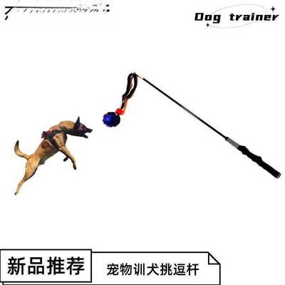 马犬逗引杆训狗工具训犬挑杆逗狗棒德牧马犬训练用品装备狗扑咬
