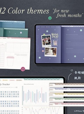 仿真纹理 2025年日程本规划师 电子手帐 goodnotes模板云记日计划