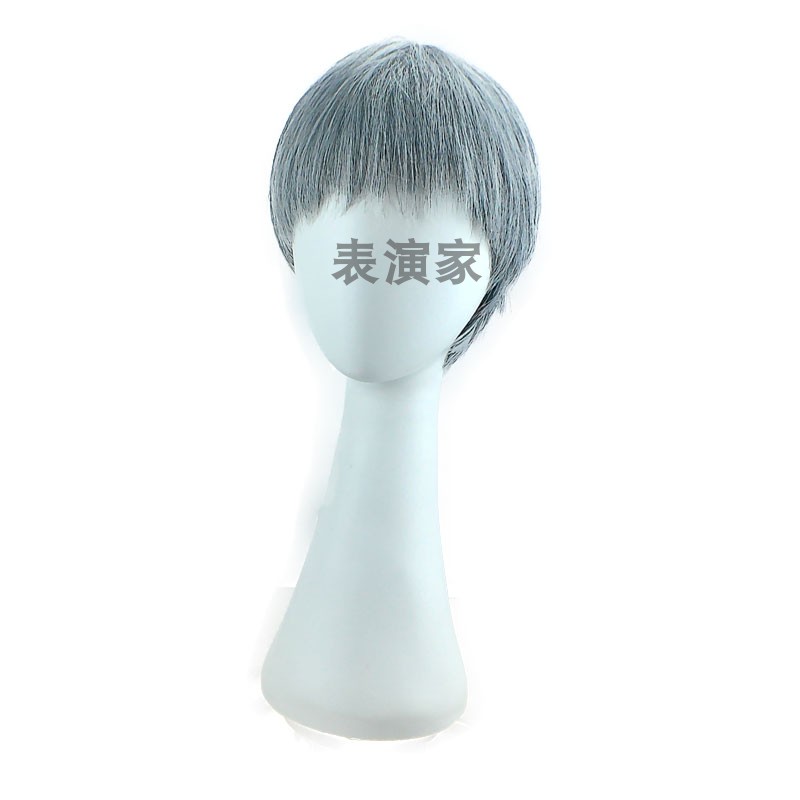 安欣同款b假发狂飙电影舞台表演男士爸爸老爷爷假发老头花白假头