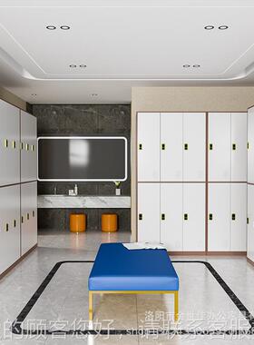 加厚装窄边套色更衣柜员铁皮储物柜多门寄柜宿舍拆JSJ-ZBTS带锁换