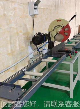 转式能铝金切割机合 铝型材手动界铝机 4PTA5盘度90多功铝材切角