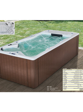 Outdoor Spas Dual Zone Acrylic Above Ground Swimming Endless