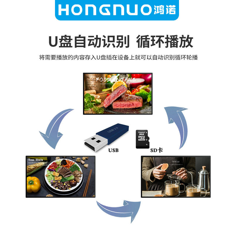 超薄落地广告屏安卓高清43寸电梯网络壁挂式广告机智能分屏可吊挂,影音电器,广告机,淘宝优惠券,粉丝福利购,淘宝优惠卷