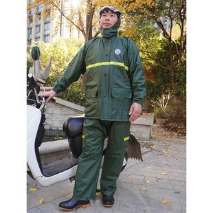 套装 软牛筋海胶雨衣雨裤 分体透气户外工程农业渔业加大加厚防暴雨