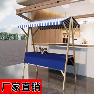 摆摊展示架集市摊位架子可折叠夜市摊位架可移动学校幼儿园地摊车