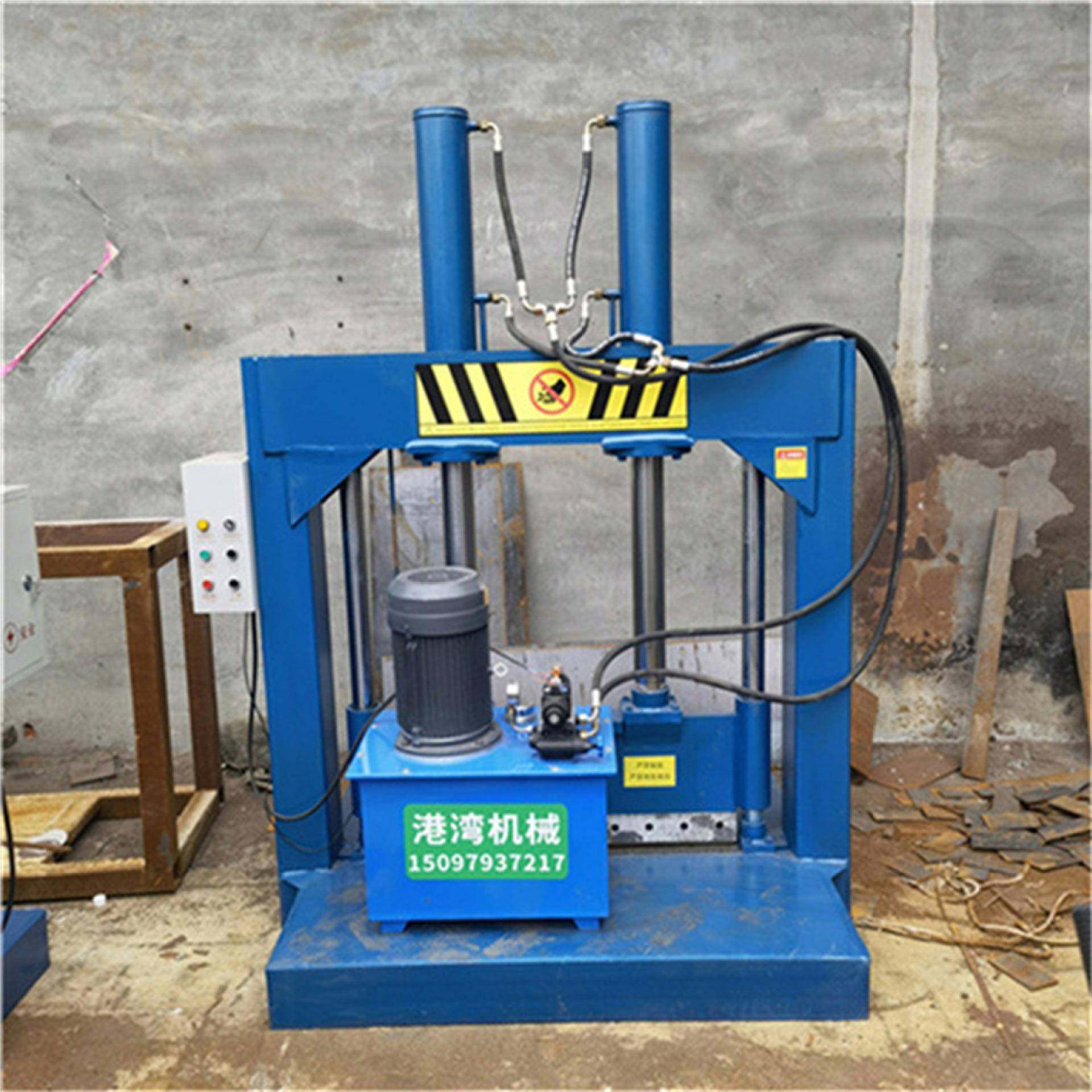 塑料大蓝桶液压铡刀 吨袋液压铡刀 编织袋铡刀,机械设备,橡胶设备,淘宝优惠券,粉丝福利购,淘宝优惠卷