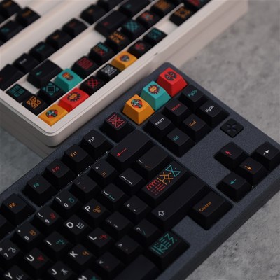 日当午GMK Tribal非酋主题原厂PBT五面热升P华机械键帽客制化全套