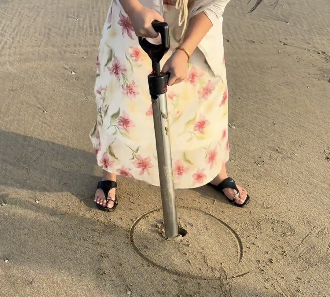 不锈钢赶海神器抽虾虾器工具装备超厚便携吸虾沙滩海肠皮皮虾蛏子