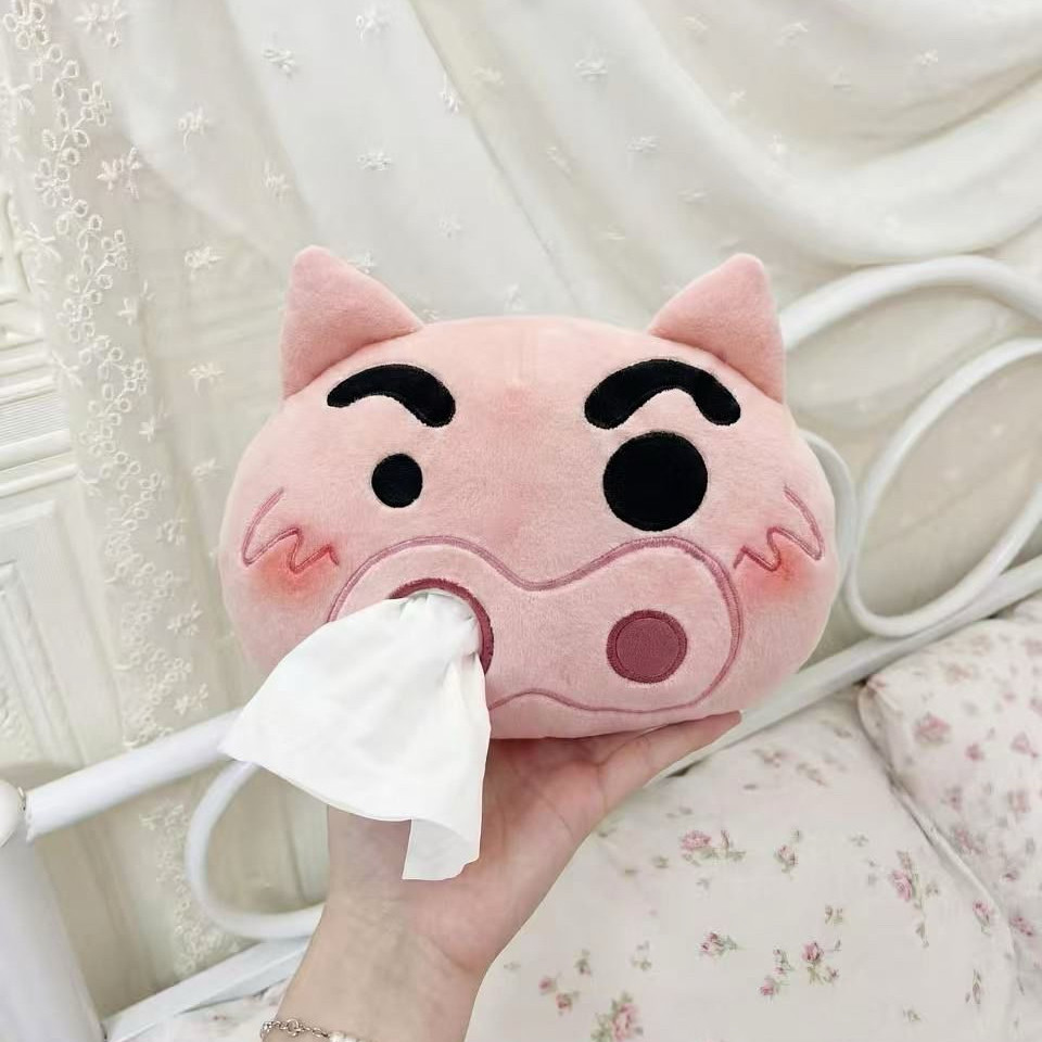 抖音同款可爱粉色小猪抽纸袋可爱精致卡通玩偶送礼送朋友生日