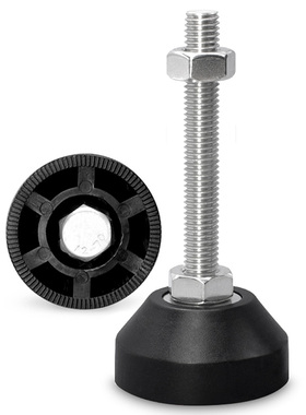 316不锈c钢脚杯固定可调M6M8M10M12M16M20橱柜家具地脚尼龙支撑脚