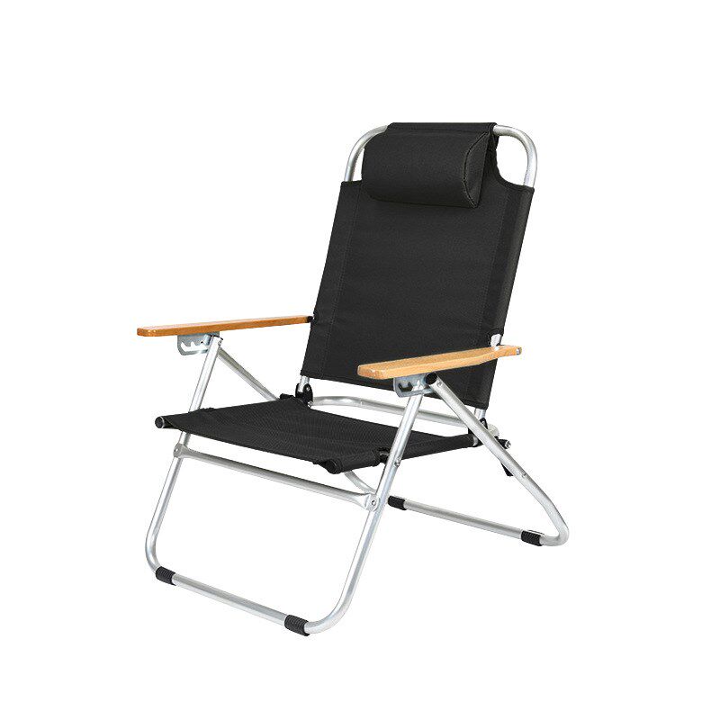 户外便携四档调节克米特椅铝合金露营午休椅子野营折叠椅靠背躺椅