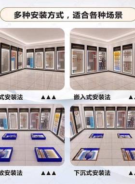 装修工系统展示柜厨卫水电木瓦油材墙面料装艺公司FHX修可施工柜