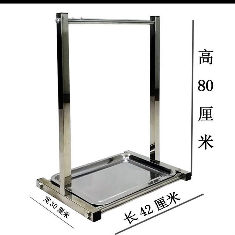 展LYD肉示架挂腊肉的架子不锈钢烤鸭烤鹅烧鸡鸽叉烤烧乳腊桌上挂