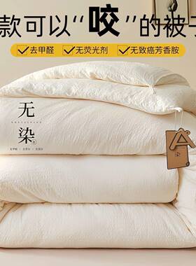 a类出口类豆纤双维被加冬天人秋被棉被冬季学厚pxx10031生被子冬